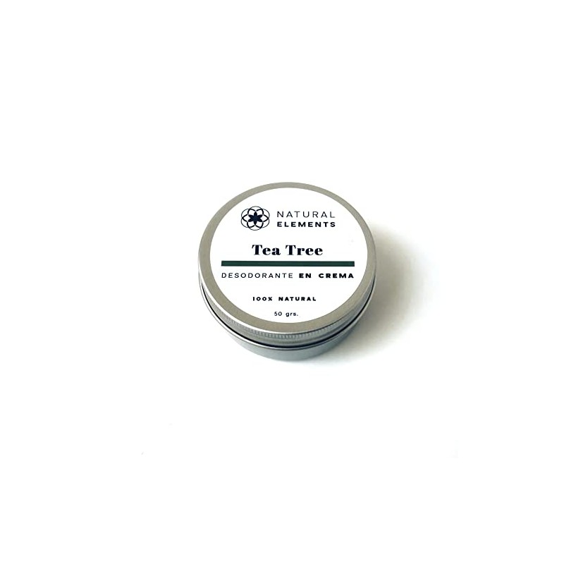 Natural elements, Desodorante en crema Tea Tree & Romero
