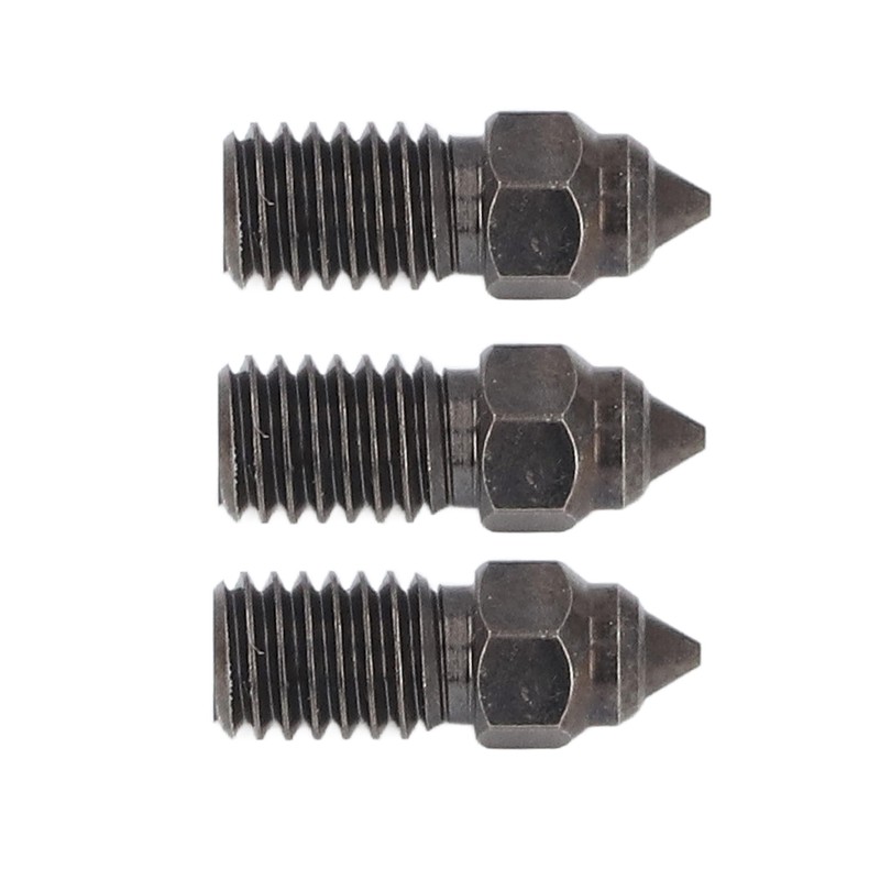 3Pcs Hardened Steel Nozzle High Speed 1.75MM 0.4mm for ENDER