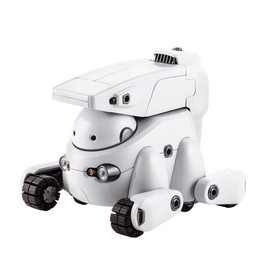 MARUTTOYS TAMOTU PRO Cool White Ver., Total Width: Approx. 3.3 inches (84 mm), 1/12 Scale Plastic Model