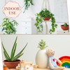 Maxcheck 60 Pcs Plastic Hanging Planter Flower Plant Pots with