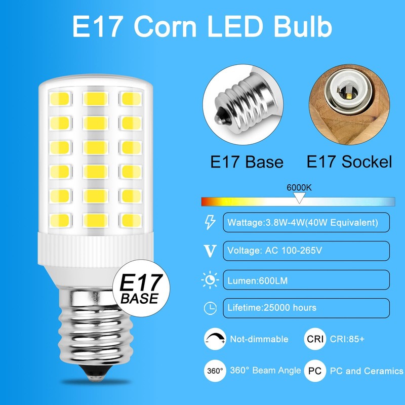 BROLSKUN Freezer Light Bulb Replacement Frigid-aire Freezer FFFH17F2QW Kei D28X