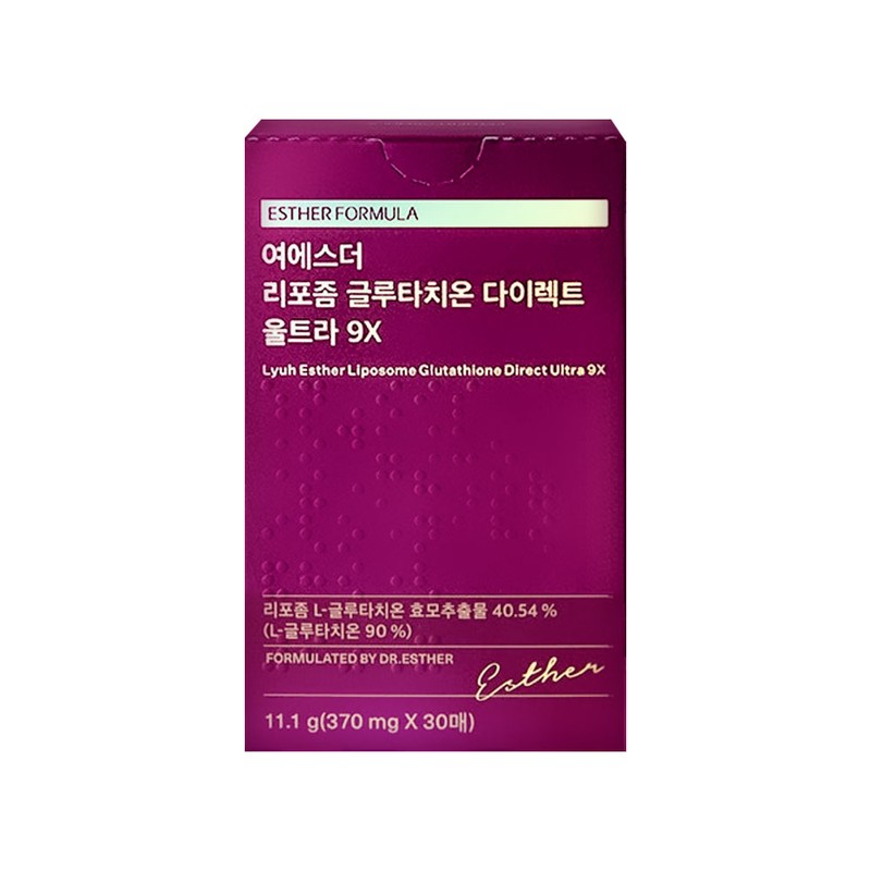 Yeo Esther Liposome Glutathione Direct 9X 1 box 30 sheets