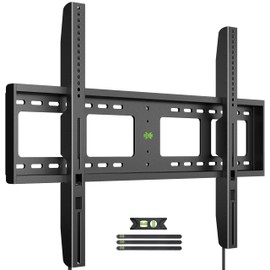 USX MOUNT Heavy Duty Fixed TV Wall Mount for 42-100 inch Flat TVs, Holds up to 200 Lbs, Low Profile Bracket Fits 18/24/32 inch Stud Spacing, Max VESA 800x600mm