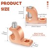 Landhoow 10 Pack Lay in Connector Pool Bonding Lug Copper