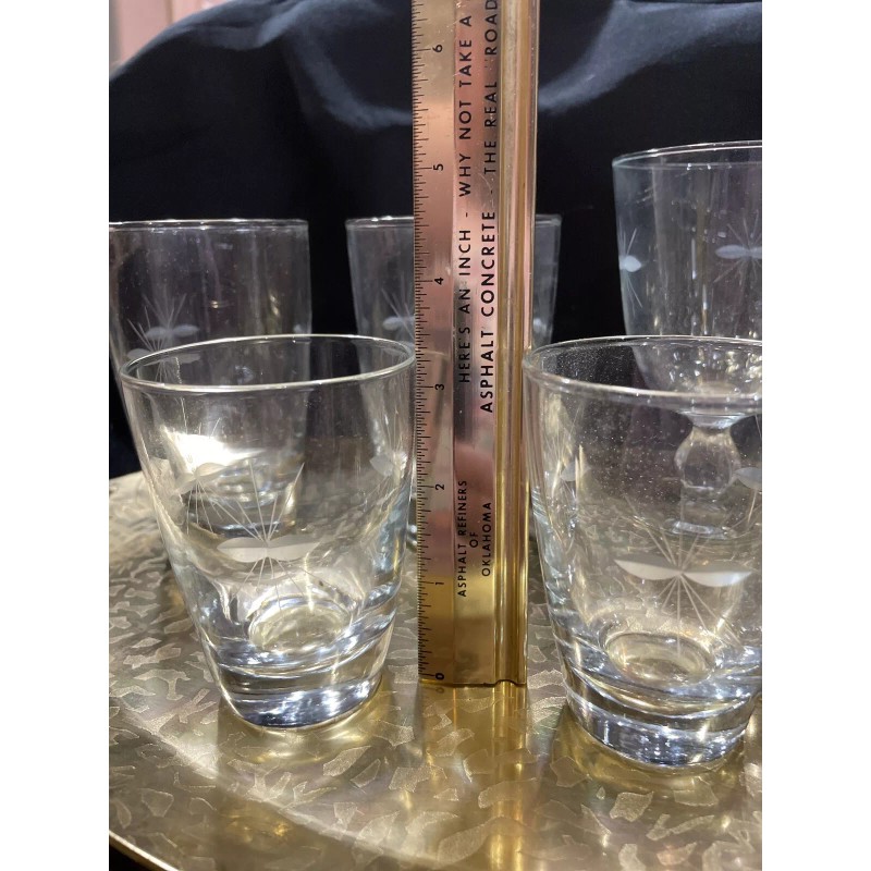Libbey Vtg. RARE! NOS NIB! Libbey STARGLOW Cut Glassware 3