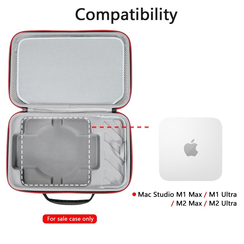 RLSOCO Hard Case for Apple Mac Studio M4/M3/M2/M1 (Max/Ultra)