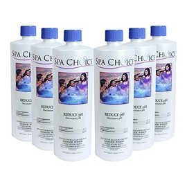 SpaChoice Spa Choice 472-3-4001-06 Reduce pH for Spas and Hot Tubs (6 Pack), 1 quart