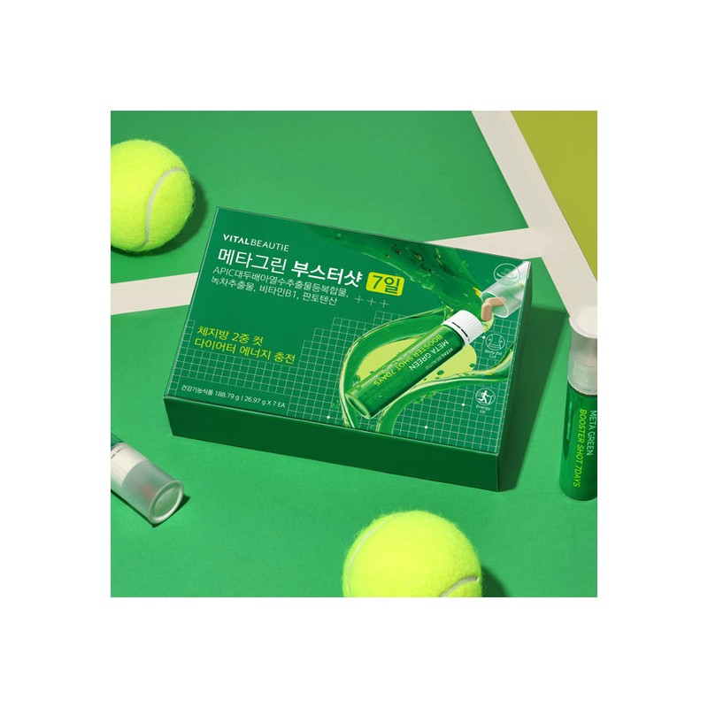 Vital Beauty Metagreen Booster Shot 7 Days x 4 (+5