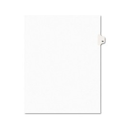 Avery 01056 - Avery-Style Legal Side Tab Divider, Title: 56, Letter, White, 25/Pack-AVE01056