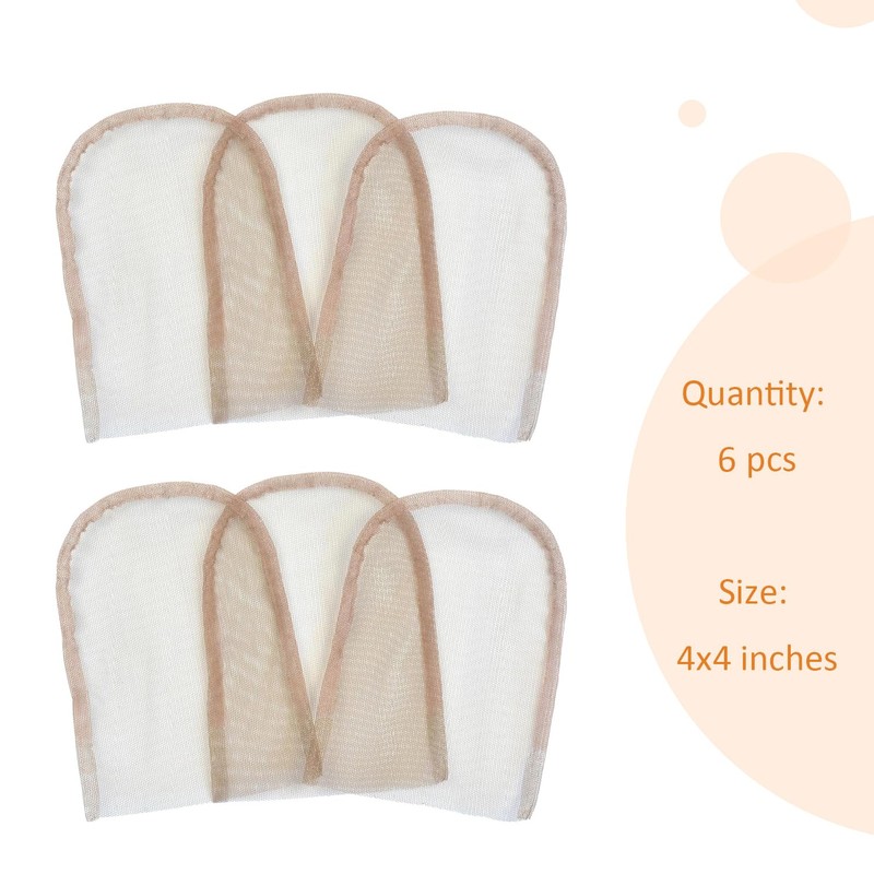4×4 Transparent Lace for Wig Making Swiss Lace Net Closure