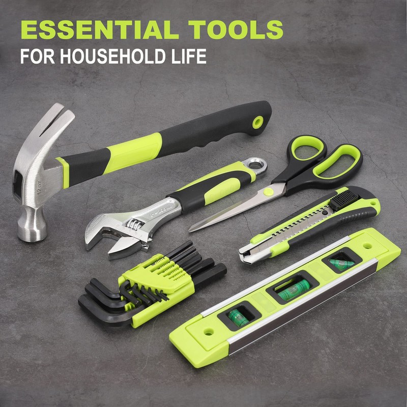 FASTPRO 232-Piece Home Tool Set with Drill, 20V Cordless Drill