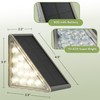 Solar Step Lights for Outside 6-Pack - LED Solar Stair
