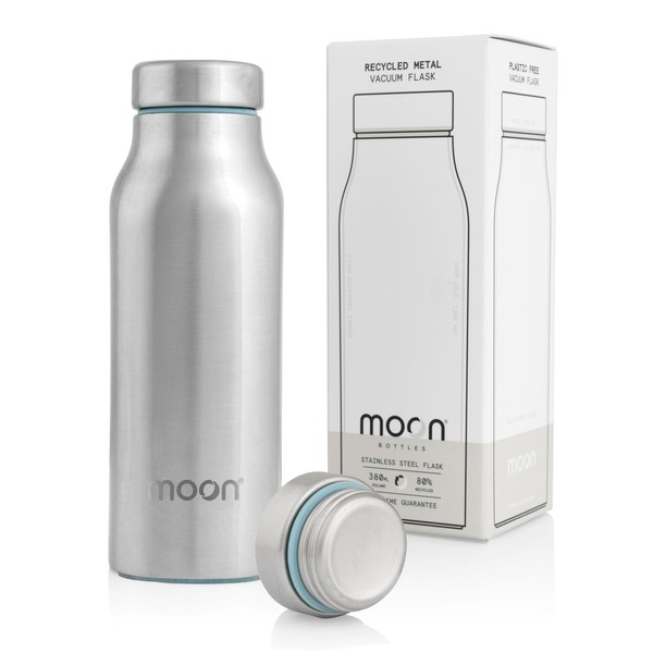 Moon Bottles - Non-Plastic, Recycled Stainless Steel Water Flasks for