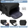 Travel Backpack Simple Durable Carry On Backpack with Shoe Compartment,