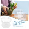 Kisangel 2sets Orchid Planting Pots Drainage Holes and Saucers for