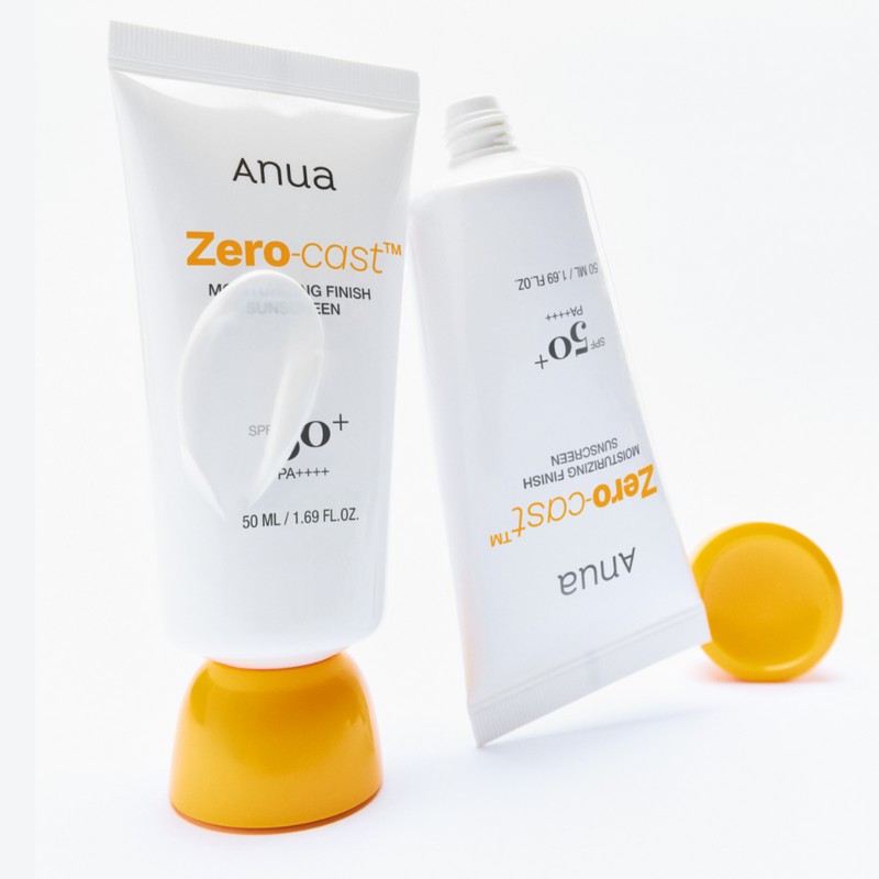 Anua [1+1] 아누아 제로 캐스트 데일리 투명 수분 선크림 50ml,