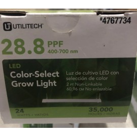 Utilitech "New" UTILITECH LED Grow Light Non Linkable Color Select