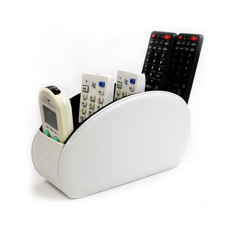 Fosinz Remote Control Holder Organizer Desk Leather Cases Control Storage