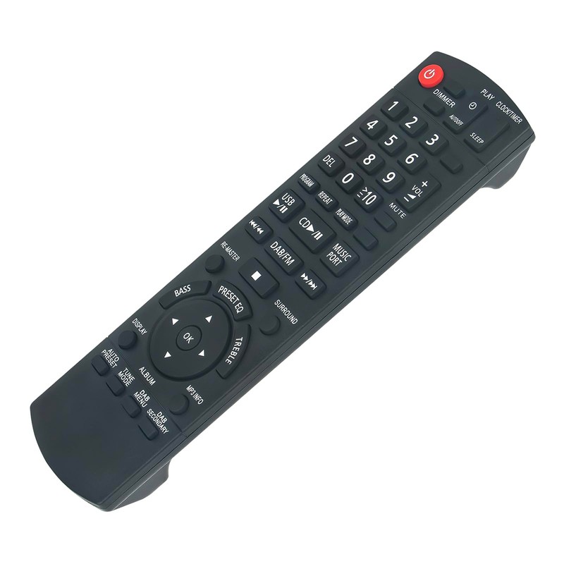 Replacement Remote Control for Panasonic CD Stereo System SC-PM5DB N2QAYB000393