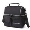 BAGGONA Insulated Lunch Bag with Compartments, lunch box for men/women,