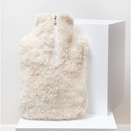Shepherd of Sweden | Kerri Genuine Sheepskin Luxurious Hot Water Bottle Cover | Large W:22cm x H:34cm (Cream)