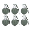 6PCS Kids Hand Grenades Toy with Realistic Sound Light Effect