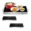 CHEFJOY Electric Warming Tray, Food Warmer w/Large Hot Plates &