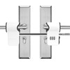 French Door Security Lock, 3-Digit Zinc Alloy Double Door Handle
