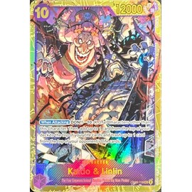One Piece Kaido & Linlin Secret Rare Alternate Art Card OP08-119 Two Legends Trading Card