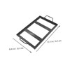Mipcase 1pc Enamel Barbecue Salt Plate Rack Durable Grill Rack