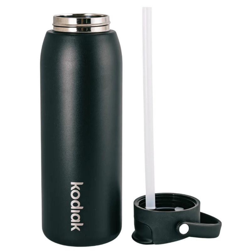 Kodiak Sip Straw Insulated Bottle 946ml, Black Moon