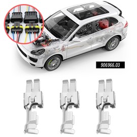 YINETTECH 906966.03 Automotive Connectors Contact Crimp Terminals 906966.03 Wiring Harness Connectors Crimping Contact 927831-2 Cross Section 2.50 mm²-4.00 mm² Compatible with VW