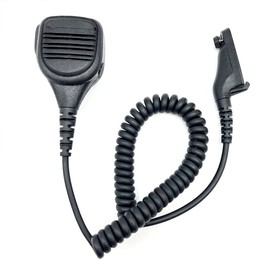 PMMN4024A PMMN4025 PMMN4025A PMMN4025AL Remote Speaker Microphone w/ 3.5mm Audio Jack Two Way Radio Speaker Mic Compatible for Walkie Talkie XPR7550 XPR6550 XPR6580 APX6000 APX7000 Black PMMN4024