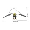 Lifelike Hawk Scarecrow – Decoy for Birds, Pigeons & Cats