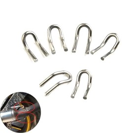 Juego de 6 resortes de escape para motocicleta, gancho en U, ganchos de soldadura de repuesto, para tubo de escape de motocicleta, para enganchar muffler ATV