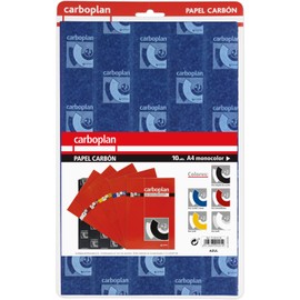 Grafoplás | Pack of 10 Copier Paper | Blue | 21 x 33 cm | for Handwritten Copies