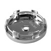Micro Trader Universal Alloy Wheels Centre Hub Caps, 60mm, Silver,