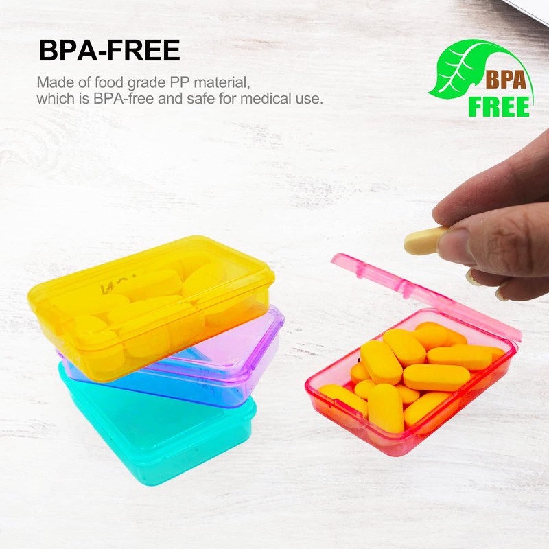 Weekly Pill Box Mini Storage Box, 7 Days Pill Case