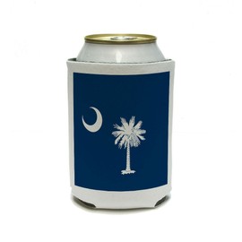 Graphics and More South Carolina State Flag Can Cooler - Drink Insulator - Beverage Insulated Holder
