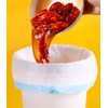 100pcs Small Tear-Free Drawstring Trash Bags 1.1 Mil 4 Gallon
