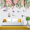 WOHAHA Wall Sticker, Stylish, Plant, Flower, Wall Sticker, Green, Scenery,