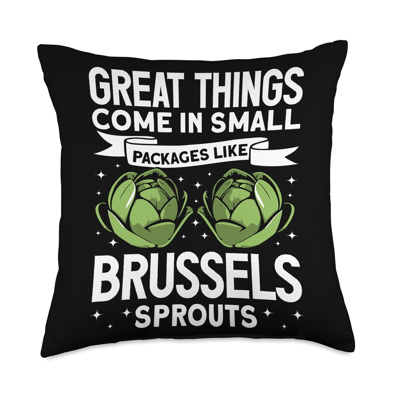 Great Things Come In Small Packages Like Brussels Sprouts Throw