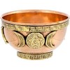 Triple Moon Copper Offering Bowl 3" Diameter, Great for Altar