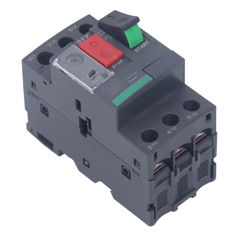 Motor Circuit Breaker 35mm Rail Mount Thermal Magnetic Type Motor