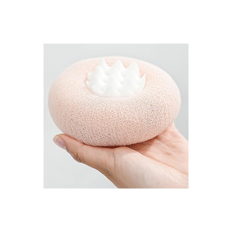 Esponja Ducha Cuerpo Bolas Jabón Cortesía Baño Mujeres Exfolia Disfruta