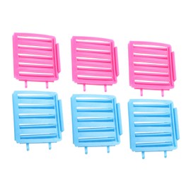 FOMIYES 12sets Hair Curler Clips of Salon Hair Rollers No Heat Required for Styles Random Colors for Personal