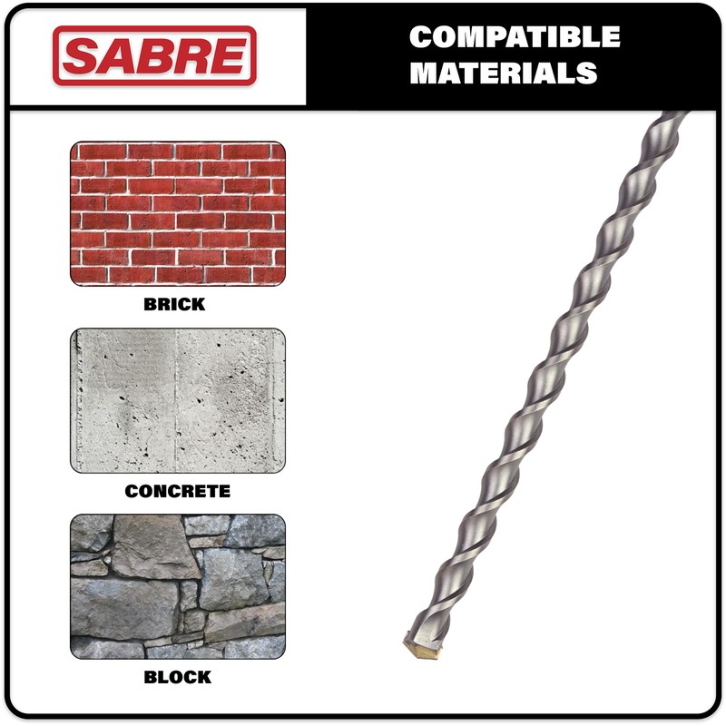Sabre Tools 3/4 Inch x 39 Inch SDS Plus Rotary