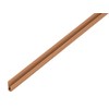 Alberts 470555 End Profile PVC Decor: Oak 1000 x 15