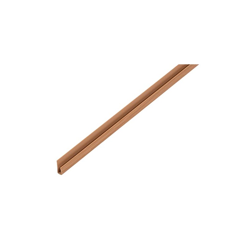 Alberts 470555 End Profile PVC Decor: Oak 1000 x 15