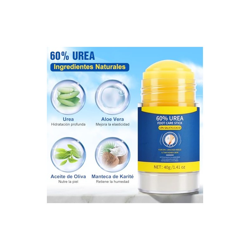 NEARPOW 2 Pack Crema Hidratante para Pies, Repara e Hidrata